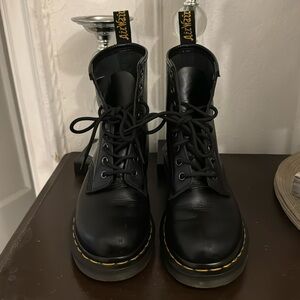 Doc Martens 1460 Smooth Leather Lace Up Boots